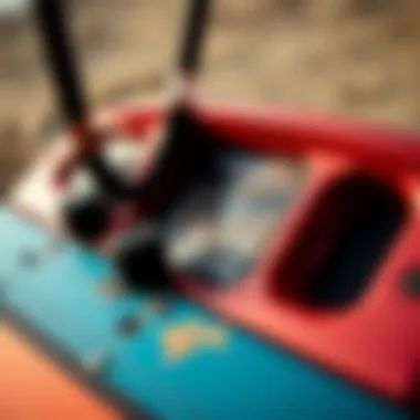 Close-up of construction materials used in the Slingshot Wing Board emphasizing quality and durability