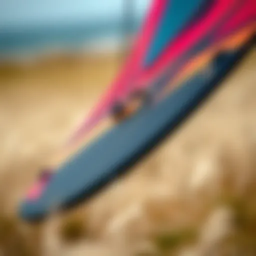 Design Features of the Slingshot Wing Board Detailed view of the Slingshot Wing Board showcasing its design features