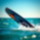 Innovative design of the Slingshot Wing Board showcasing its sleek shape and structure