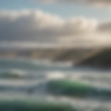 A breathtaking view of Bodega Bay at high tide