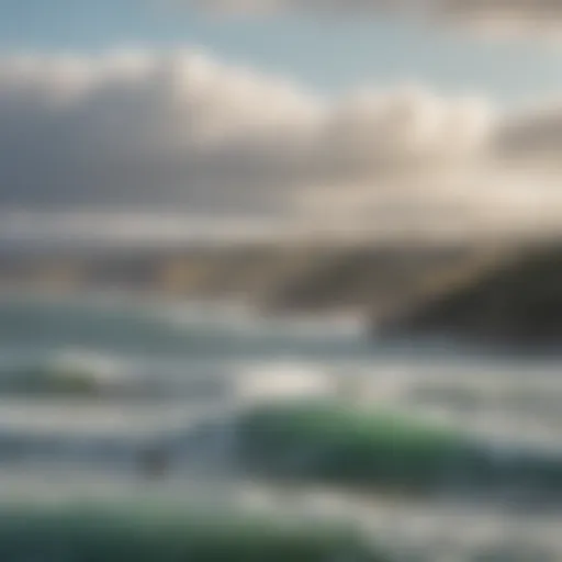 A breathtaking view of Bodega Bay at high tide