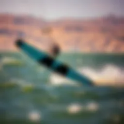Dynamic wingfoiling in action
