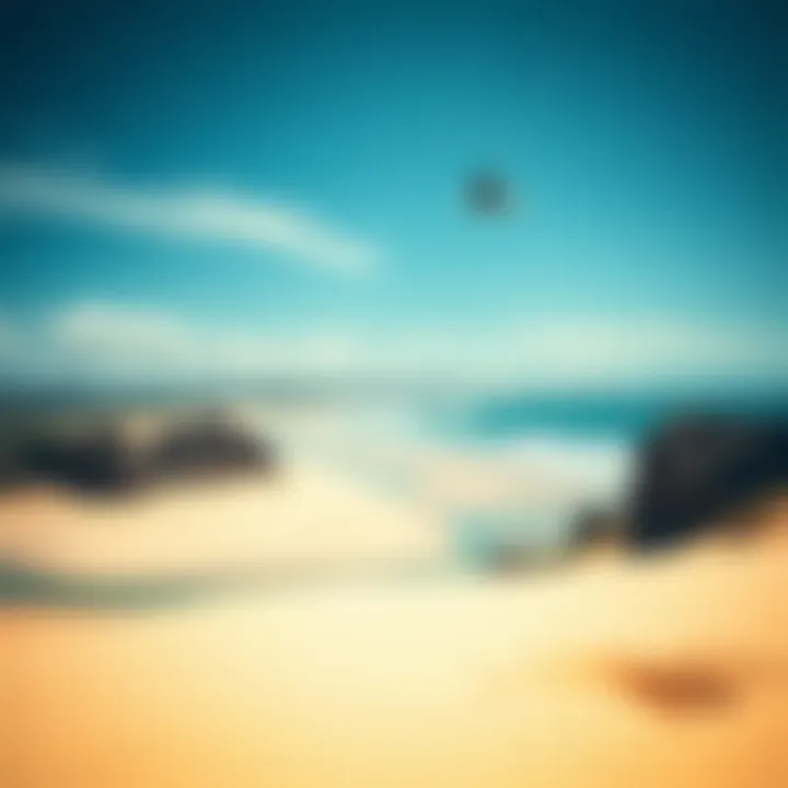 Expansive Beauty of Tigertail Beach Panoramic landscape of Tigertail Beach's pristine sands