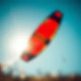 Kite soaring high against a clear blue sky