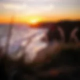 Breathtaking Zeeland Coastline at Sunset Scenic view of Zeeland's coastline during sunset