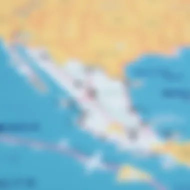 Travel Routes to San Carlos, Mexico Map highlighting various travel routes to San Carlos, Mexico