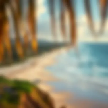 A breathtaking view of Floridana Beach coastline