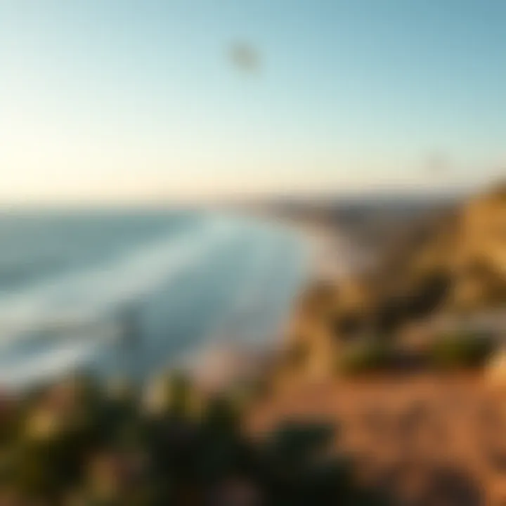 Perfect Spots: Coastal Paradise for Kiteboarding Enthusiasts Scenic coastline ideal for foil kiteboarding