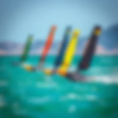 An array of different foil designs showcasing technology and innovation