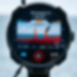 Live wind speed app interface showcasing real-time data