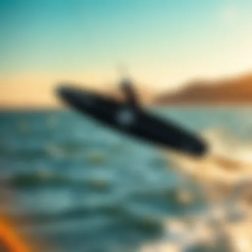 Hydrofoil Alpha One soaring above the water