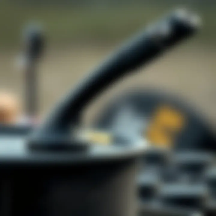 Close-up of IKO pan's robust handle designed for comfortable grip