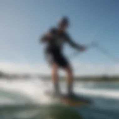 Dynamic kiteboarding scene showcasing Liquid Force Launch Foil Packages