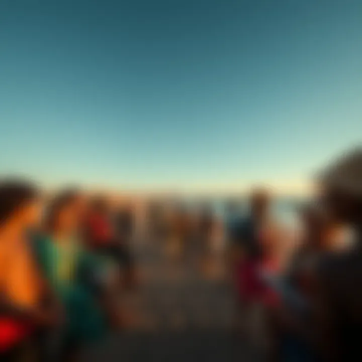 Cultural Engagement at Kinnakeet Retreat Local community gathering at Kinnakeet Retreat showcasing cultural vibrancy