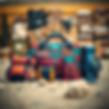Aesthetic Kite Travel Bag Showcase Kite travel bag with vibrant designs