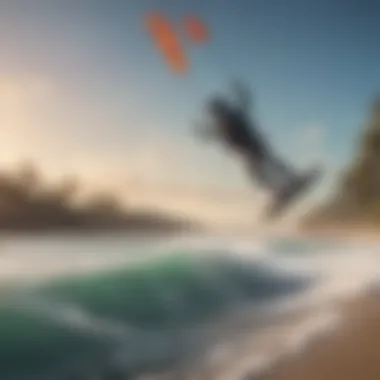 Environmental Influences on Kiteboarding Beautiful coastal environment ideal for kiteboarding