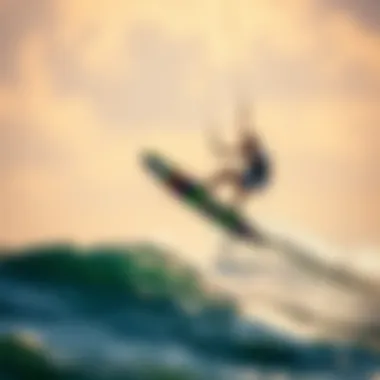 Dynamic lift created by hydrofoils during kiteboarding