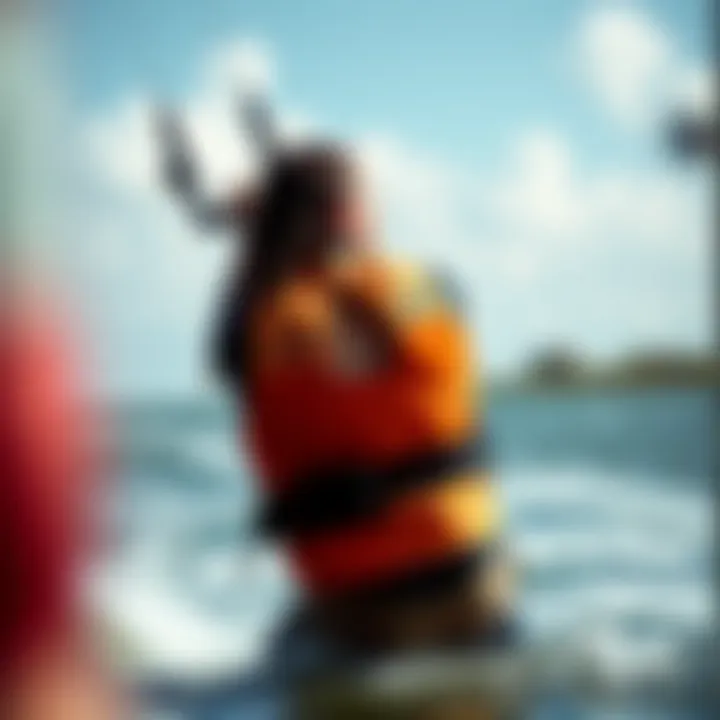 Liquid Force CGA Vest in Action Dynamic view of Liquid Force CGA Vest in action on the water