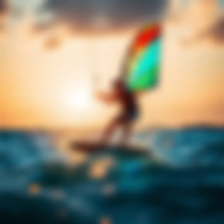 Wind patterns affecting kiteboarding conditions along the coast