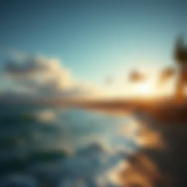 Ideal Kitesurfing Location Beautiful kitesurfing location with ideal conditions