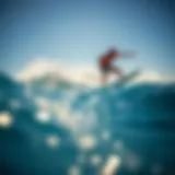 Dynamic boat surfing action