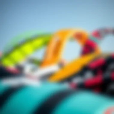 Diverse Range of Kite Models A selection of different kite models displayed