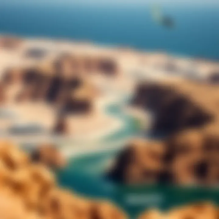 Panoramic vista of Ras Sudr with its unique geographical features