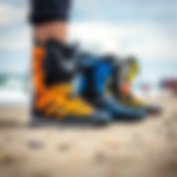 Comparative Analysis of Booties Comparison of Solite booties with other popular kiteboarding footwear