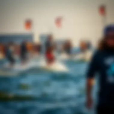 Community Celebration of Water Sports at South Beach Vibrant community event celebrating water sports at South Beach