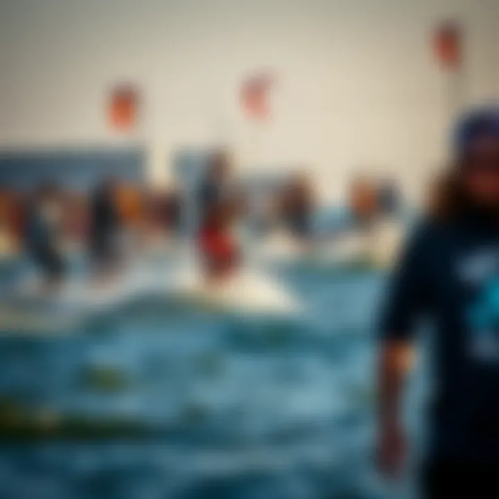 Community Celebration of Water Sports at South Beach Vibrant community event celebrating water sports at South Beach