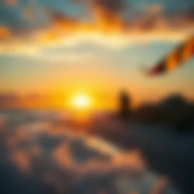 Serene Sunset at South Beach Breathtaking sunset view over South Beach, Ocean City