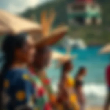 Vibrant Local Culture in St. Lucia Local cultural event in St. Lucia