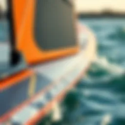 Detailed view of Starboard Surf Inflatable design