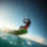 Dynamic kiteboarding action showcasing the 2010 Slingshot