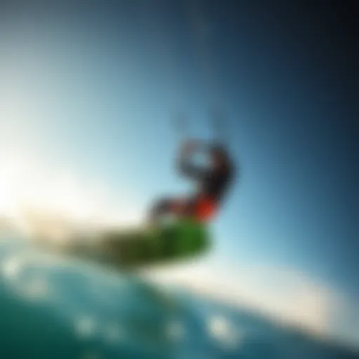 Dynamic kiteboarding action showcasing the 2010 Slingshot