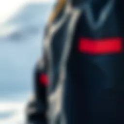 Close-up view of high-performance heat suit fabric