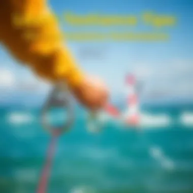 Leash Maintenance Tips for Optimal Performance Maintenance tips for kiteboard leashes shown in an infographic