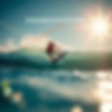 Hydrodynamics of Foil Surfing Diagram illustrating hydrodynamics principles of foil surfing