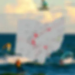 Detailed Ohio wind direction map highlighting key kiteboarding zones