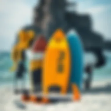 An array of foil surfboarding accessories and their prices