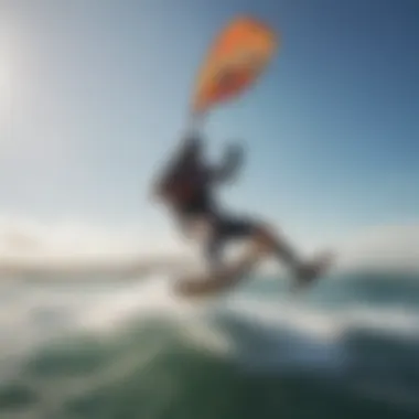 Diverse kitesurfing conditions illustrated with various wind and water settings.