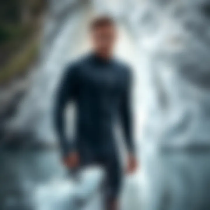 Exploring the Design Innovations of Front Zip Wetsuits Front zip wetsuit showcasing advanced design features