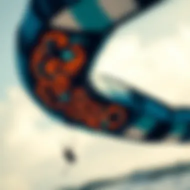 Detailed craftsmanship of a luxury kite showcasing intricate designs