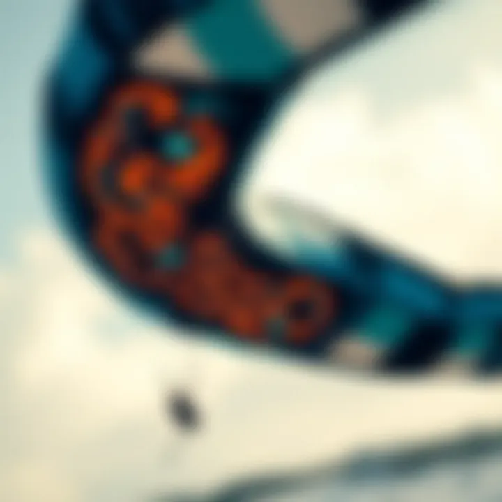 Detailed craftsmanship of a luxury kite showcasing intricate designs