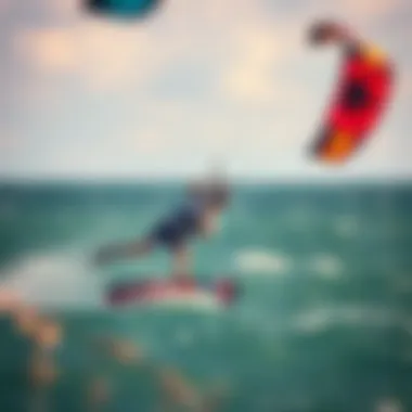 Artistic representation of cultural significance in kiteboarding