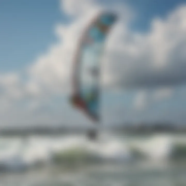 Wind patterns illustrated over St. Augustine coastline