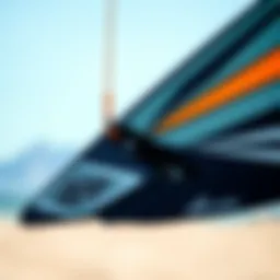 A close-up of a universal wing showcasing its unique design features