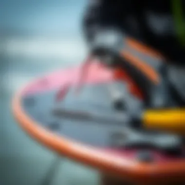 Close-up of the maintenance tools used for the Waydoo hydrofoil