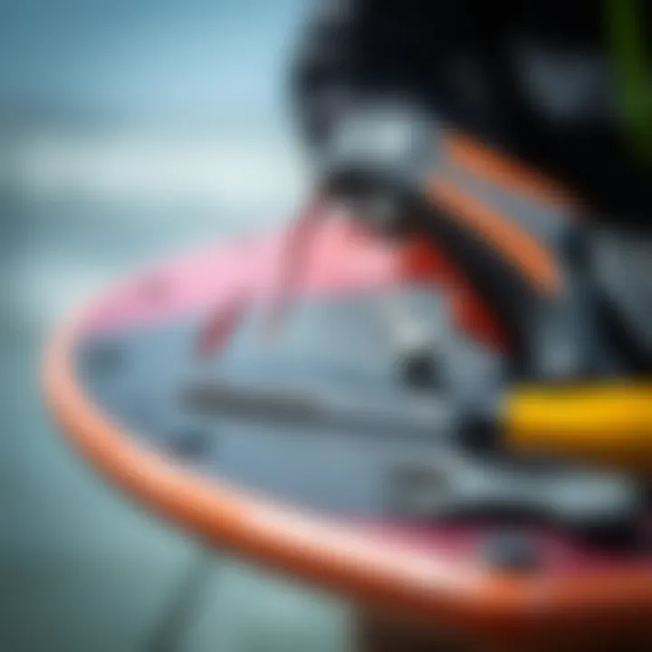 Close-up of the maintenance tools used for the Waydoo hydrofoil