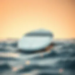 Sleek design of the Waydoo surfboard showcasing its streamlined shape